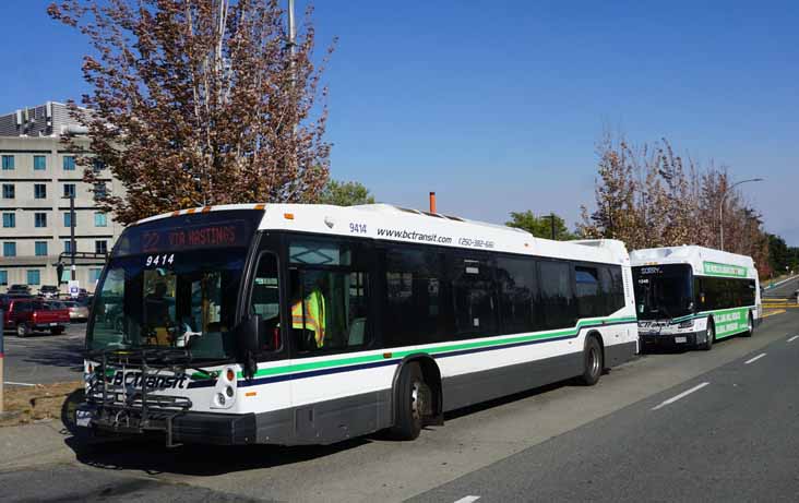 BC Transit NovaBus LFS 9414 & NFI Xcelsior XN40 1246